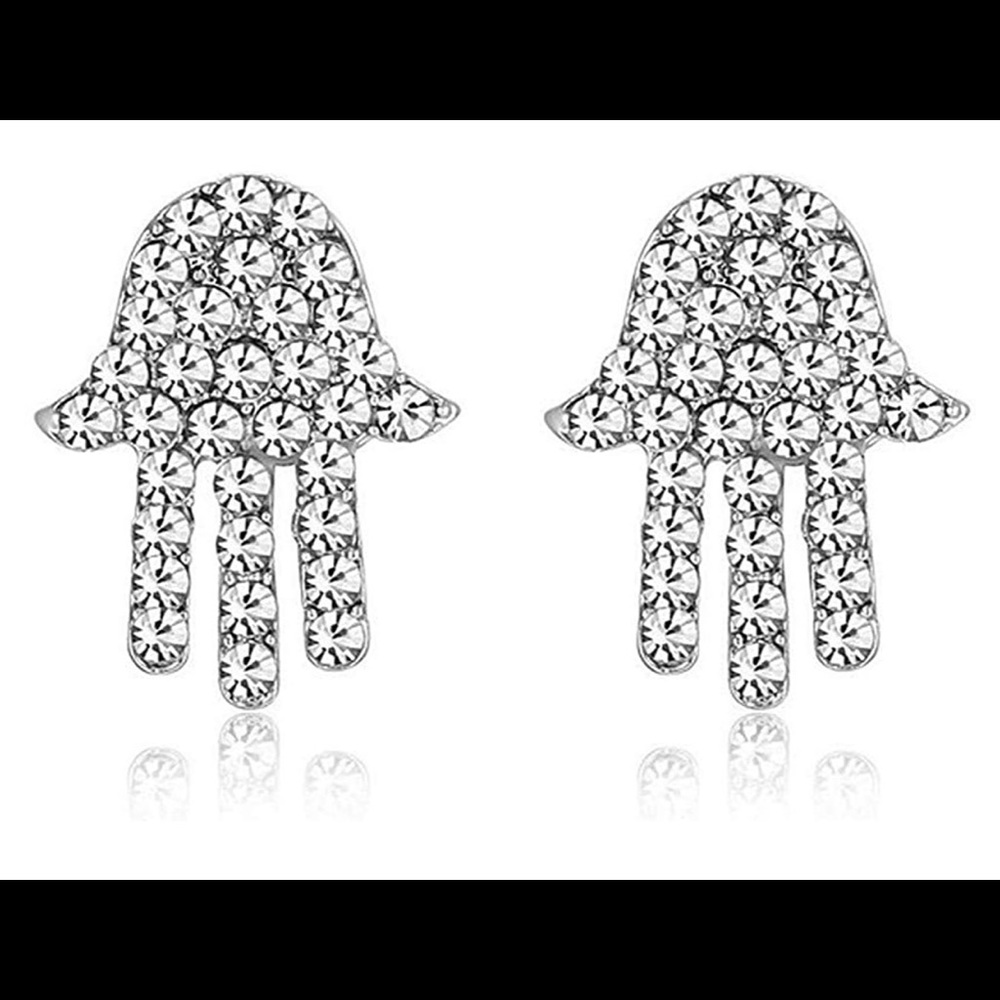 Hamsa Stud Earrings